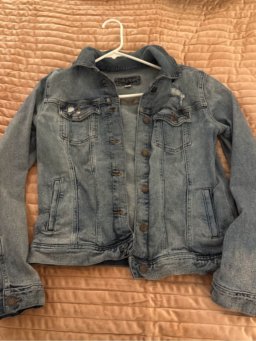 Maurices Light Blue Denim Jean Jacket